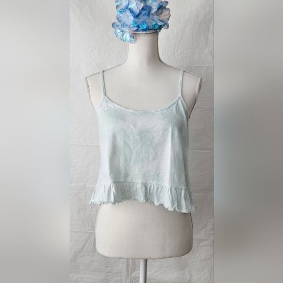 AMERICAN EAGLE Ruffle Tank Top - Picture 1 of 8